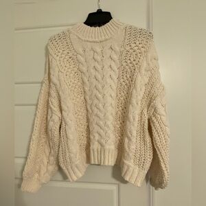 NWOT POL Cable Knit Sweater
